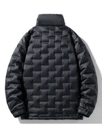 Men's Full Size Padded Quilted Winter Puffer Jacket Plus Size
