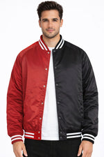 Two Tone Varsity Bomber Jacket