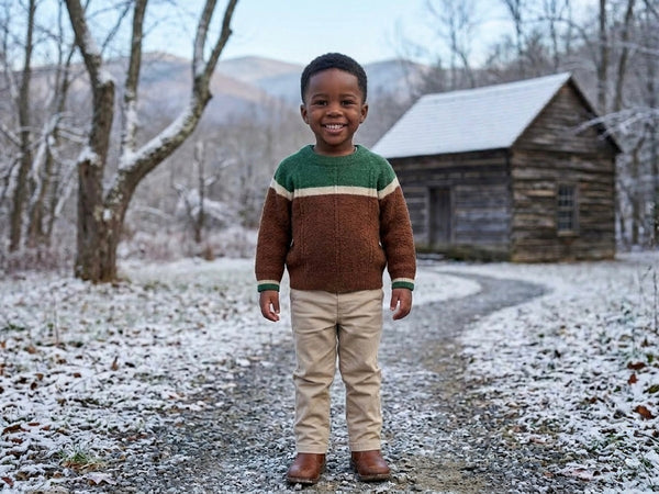 100% Merino Wool Kids Sweater: Heirloom Winter Knitwear