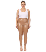 Sakkas Matte Liquid High Waist Stretch Leggings - Made in USA