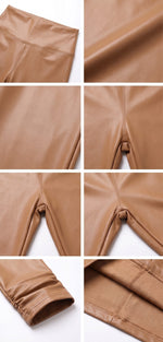Sakkas Matte Liquid High Waist Stretch Leggings - Made in USA