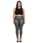 Sakkas Matte Liquid High Waist Stretch Leggings - Made in USA