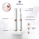 The Effortless Beauty Kit -Facial Hair Remover, Eyebrow Trimmer & Heated Eyelash Curler Set
