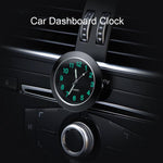 Car Clock Ornament Auto Watch Decoration Automobiles  Car Dashboard Clock Cars Air Vent Clip Quartz Clocks Mini Luminous Quartz Analog Watch Universal Pocket Stick-On Clock Perfect Interior Dashboard Time Display Digital Pointer Clock In Car Accessories
