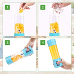 USB Electric Juicer Mini Portable Blender Electric Usb Juice Maker Juicer Bottle Blender Grinder Mixer Rechargeable Juicer Bottle Fruit Mixers Fruit Extractors Multifunction Juice Maker Machine Blender Smoothies
